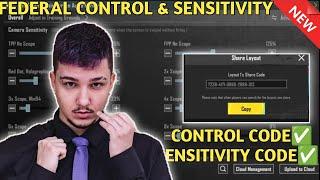 (2023) FEDERAL SENSITIVITY CODE 2.6/ FEDERAL CONTROL CODE 2.6/ #federal ALL SETING PUBG CONTROL ZONE