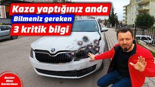 KAZA SONRASI DÖNEN OYUNLAR | KASKO SİGORTA İLİŞKİSİ | HASAR KAYDI TRAMER BİLGİSİ | BOYA DEĞİŞEN