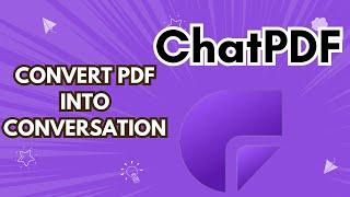 ChatPDF: The AI Tool That Turns PDFs into Conversations | Full Tutorial