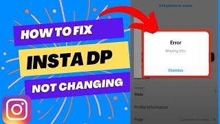 Instagram Profile Photo Change Problem Solution |Instagram Profile Photo Not Changing In Hindi