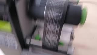 Is there a clothing care label printer that prints and cuts together?