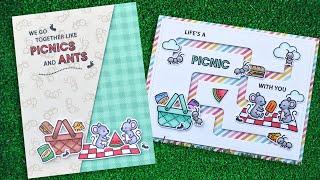Crazy Antics + 2 cute cards from start to finish