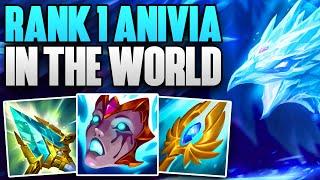 RANK 1 ANIVIA IN THE WORLD FULL MID GAMEPLAY | CHALLENGER ANIVIA MID | Patch 14.12 S14