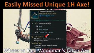 Easily Missed Rare Unique 1H AOE Axe in Avowed! Woodman's Labor