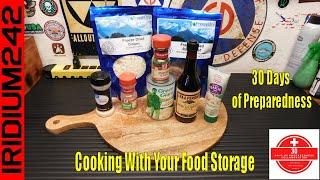 Cooking With Your Preps   30 Days of Preparedness   National Preparedness Month