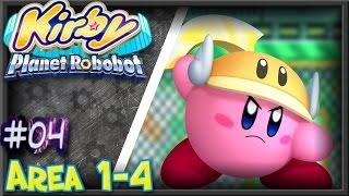 Kirby Planet Robobot (100%) Area 1-4: Patched Plains [04]