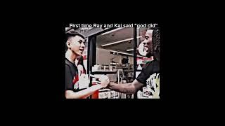 The first time Kai and Ray said “god did”