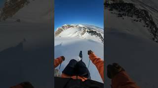 Bluebird day on the face with no name. #skiing #jacksonhole #gopro