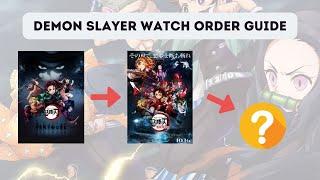 How To Watch Demon Slayer In Order (Movies Included) #anime