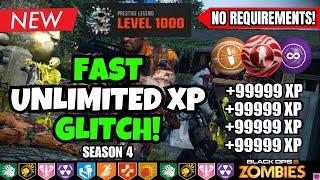 *NEW* SOLO UNLIMITED XP GLITCH BO6 (NO REQUIREMENTS) EASY LEVEL 1000 GLITCH! NEW BO6 ZOMBIES GLITCH