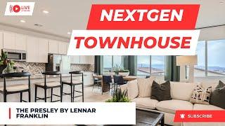 Nextgen Townhome For Sale In Henderson NV By Lennar Homes | The Presley Plan Franklin