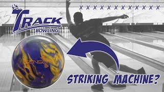 HOW MANY Strikes In A Row!? Track Bowling Sensor Bowling Ball Review w/ Matt Sanders