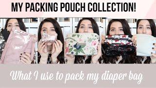 My HUGE Packing Pouch Collection | What I use to pack my bags