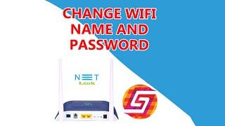 How to Change NetLink Wifi Name & Password || Net Link HG323RGW ONT ||