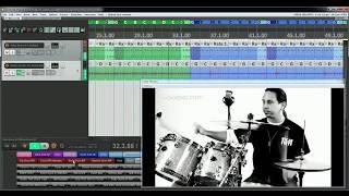 ReaTrak (REAPER Chord Track) Demo Video Drums 2