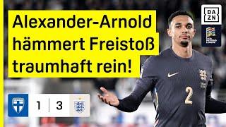 Alexander-Arnold mit Wahnsinns-Freistoß: Finnland - England | Nations League | DAZN Highlights