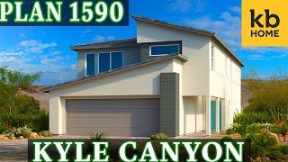 $$365k - Plan 1590 at Talus by KB Homes in Kyle Canyon l New Homes for Sale in NW Las Vegas