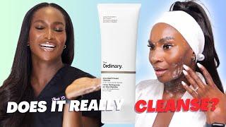 How to use The Ordinary Glycolipid cream cleanser review