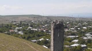 Qazax rayonunun ikinci şıxlı kəndində dağın başından çəkliş Qurban Mikayılov və İlham Musayev .