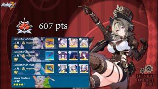 [Honkai Impact 3 SEA] Red Lotus Exalted Abyss (D435) - Bleed Vill-V 607pts