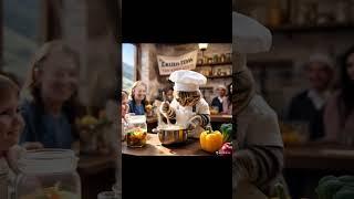 Angry chef threw away the soup??? So funny lol  #CatChef #FunnyCatVideo #UnitedStates