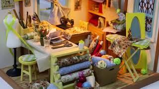 Румбокс для создания миниатюры "Кукольное ателье" (Dollhouse "Puppet Studio")