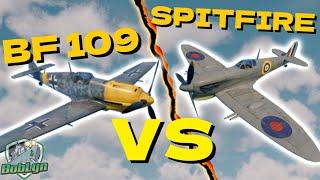 SPITFIRE vs BF109 Battle Of Britain Titans, NO HUD 1v1's - Enlisted Dogfights