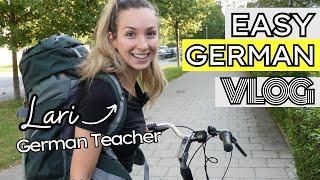 Easy German Learning Vlog for Beginners | Feierabend in Germany (Comprehensible Input)