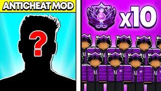 AC Mod vs. 10 Nightmare Players in Roblox BedWars!