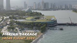 Marina Barrage Singapore Drone Fly Through  2022