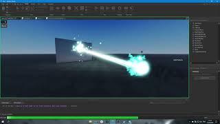 Роблокс Студио тест Бима и Партклов | Roblox Studio Particles and Beam test