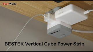 BESTEK Vertical Cube Power Strip Unboxing and Installation