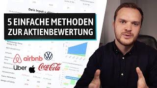 5 einfache Methoden Aktien zu bewerten (inkl. Tools & Praxisbeispielen) | Bierdeckel-Aktienbewertung