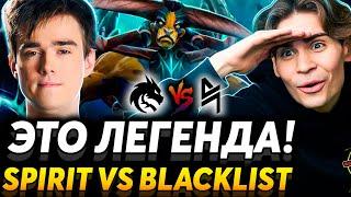 Вот это замес! Он играет на 500%! Nix смотрит Team Spirit vs Blacklist International