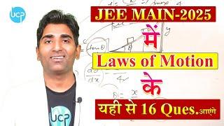 Newton's Laws of Motion | Top 15 Physics Chapters | JEE Main Revision Series - 2025 | U Can-Physics