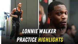 Lonnie Walker Celtics Practice Highlights | Behind the Scenes