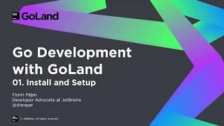 Getting Started with GoLand 1/3: Setup