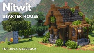 STARTER HOUSE | Minecraft Tutorial | Java & Bedrock [1.21+]