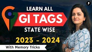 GI Tags 2024 | Geographical Indications | With Memory Tricks #parcham #parchamclasses