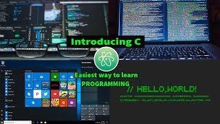 Introducing C Programming With Atom Editor Running A C Program In Windows 10 #2