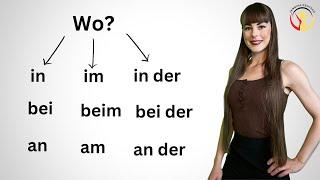 in, an, bei + Dativ in 7 Minuten!  #deutschlernen #learngerman #german