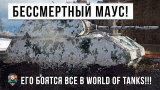 MAUS ВСПОМНИЛ БЫЛЫЕ ВРЕМЕНА WOT, ЕГО ПРОСТО НЕ МОГУТ ПРОБИТЬ И РАЗБЕГАЮТСЯ В СТРАХЕ!