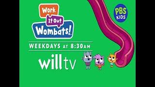 PBS KIDS Promo: Work It Out Wombats! (2023 WILL-DT1)