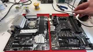 Ремонт ASRock b460m Pro4, нет дежурки после "ремонта".