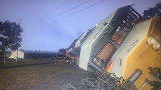 Train simulator 2018 crash compilation (HUGE CRASHES NEW CONTENT BIGGEST WRECKS EVER)