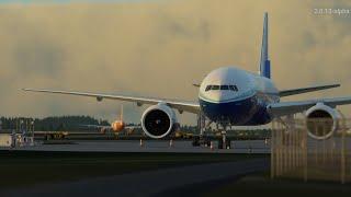 Live! X-Plane 12 Flight Factor B777-200ER Nicaragua-Panama Boeing Airlines