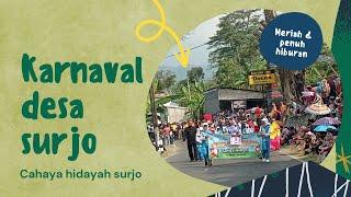 Antusias siswa dan warga surjo dalam memperingati HUT RI ke 79# karnaval desa surjo