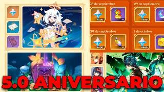 LAS RECOMPENSAS DE ANIVERSARIO  GENSHIN IMPACT