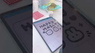 Making label with no ink needed ft.Phomemo#stickershop #studiovlog #pho#aesthetic #shopupdate #vlog