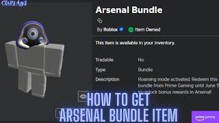 HOW TO GET Arsenal Nomad Bundle! (ROBLOX PRIME GAMING)